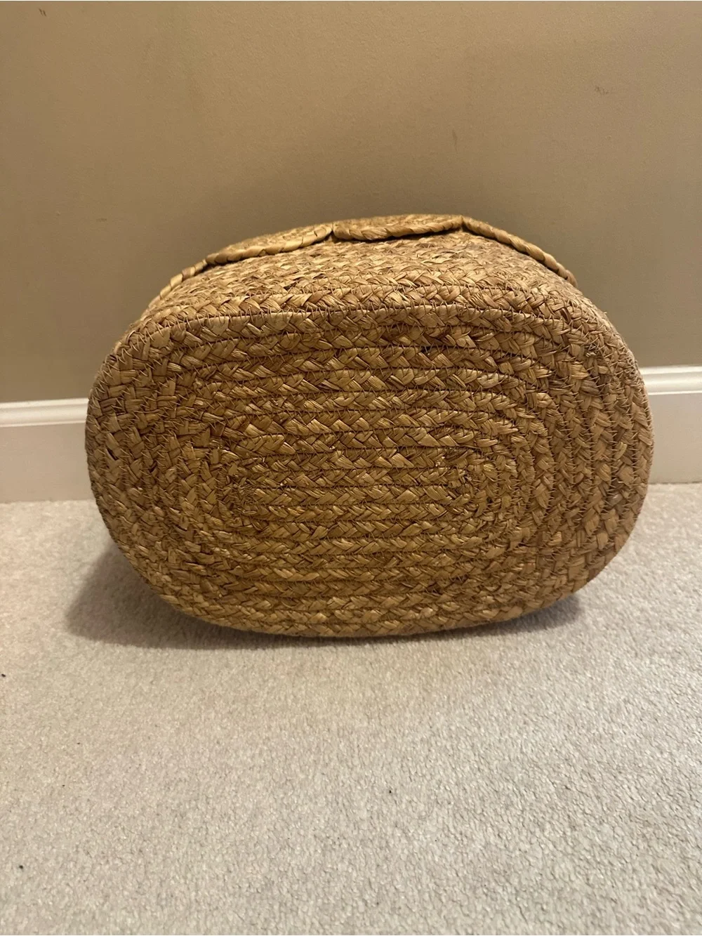 Hearth & Hand woven sea grass scalloped nursery basket